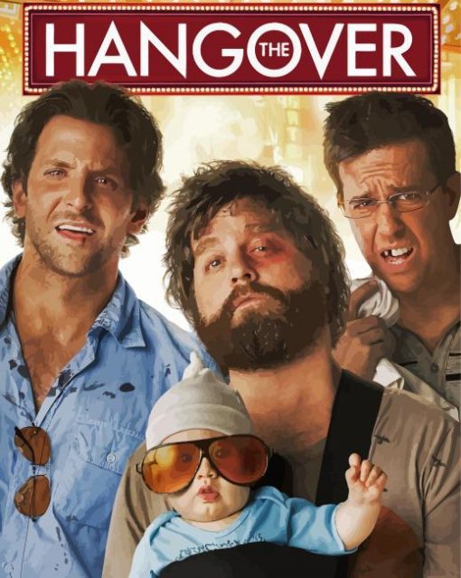 The Hangover Movie Poster paint by number