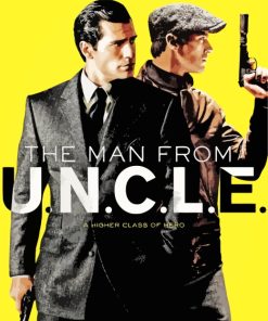 The Man From Uncle Poster paint by number