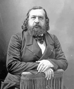 Théophile Gautier French Poet paint by number