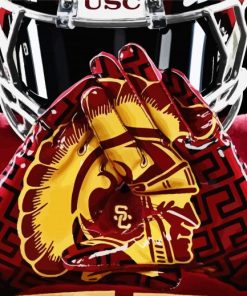 USC Trojans Football paint by number