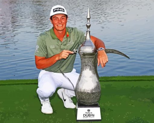 Viktor Hovland Champion paint by number