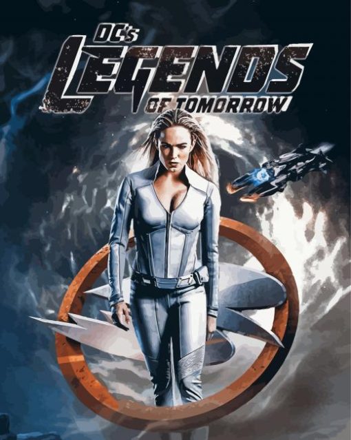 White Canary Legends Of Tomorrow Poster paint by number