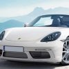 White Porsche Boxster Car paint by number
