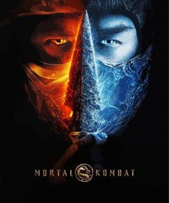 Aesthetic Mortal kombat paint by number