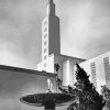 Black And White Los Angeles Temple paint by number