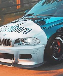 Bmw Marlboro Car paint by number