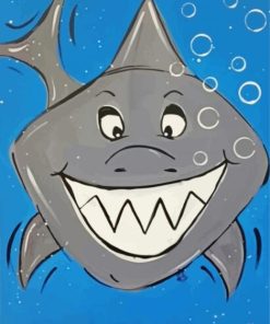 Cute Shark paint by number