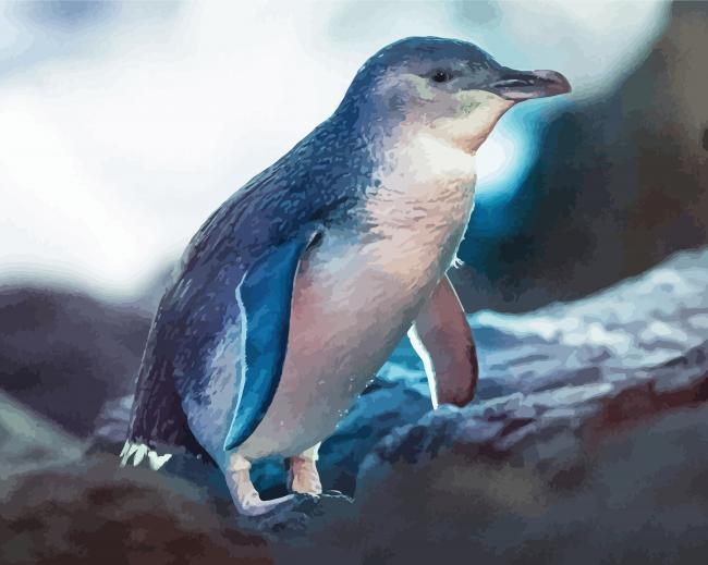 Fairy Penguin paint by number