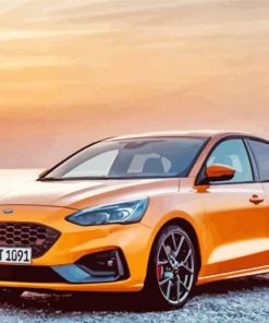 Ford Focus St Car paint by number