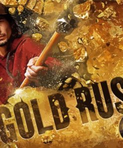 Gold Rush Poster paint by number