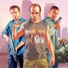 Grand Theft Auto Gang paint by number