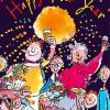 Happy New Year By Quentin Blake paint by number