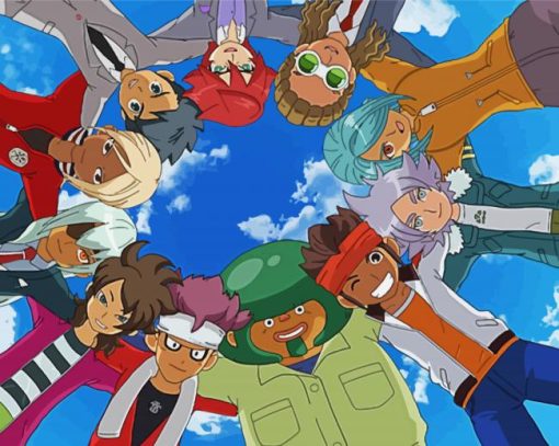 Inazuma Eleven paint by number