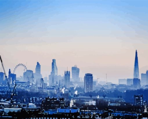 London Skyline paint by number