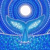 Mandala Whale Art paint by number