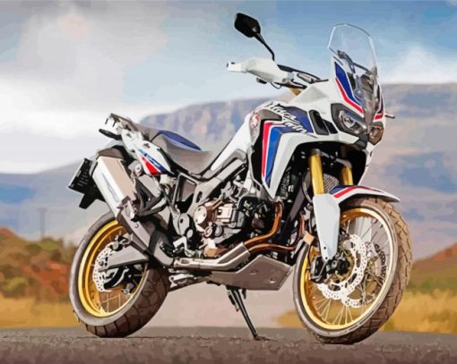 Motorcycles Honda Africa Twin paint by number