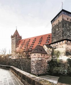 Nuremberg Castle Germany paint by number