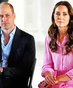 Prince William And kate paint by number