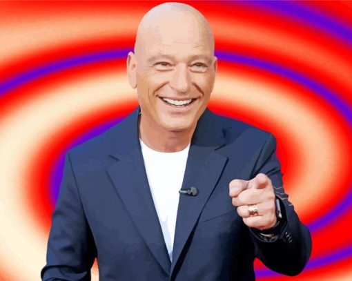 The Comedian Howie Mandel paint by number