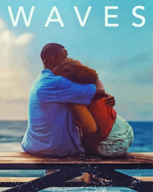Waves Poster paint by number