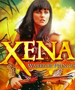 Xena Movie Poster paint by number