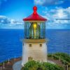 Aesthetic Waimanalo Lighthouse paint by number