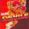 Arizona State Sun Devils Football Player Art paint by number