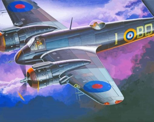Bristol Beaufighter Aircraft paint by number