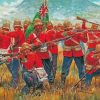 British Infantry Zulu War paint by number