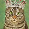 Cat With Crown paint by number