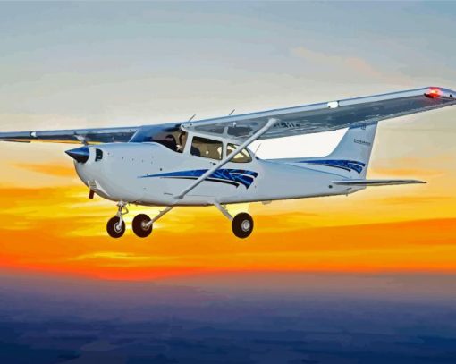 Cessna Aircraft paint by number