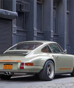 Classic Porsche In New York Streets paint by number
