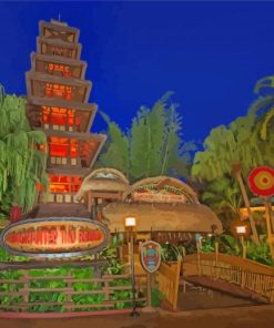 Enchanted Tiki Room paint by number