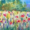 Field Of Wild Flowers Art Paint by number