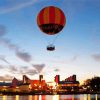 Flying Hot Air Balloons Disney paint by number