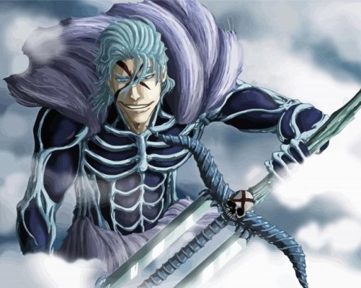 Grimmjow Jaggerjack Bleach Paint by number