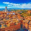 Italy Siena City paint by number