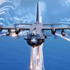 Lockheed Ac 130 Plane paint by number