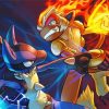 Lucario Pokemon Paint by number