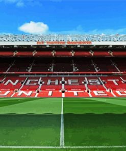 Manchester City Old Trafford Stadium paint by number