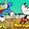 Mickey And Duck Animation Paint by number