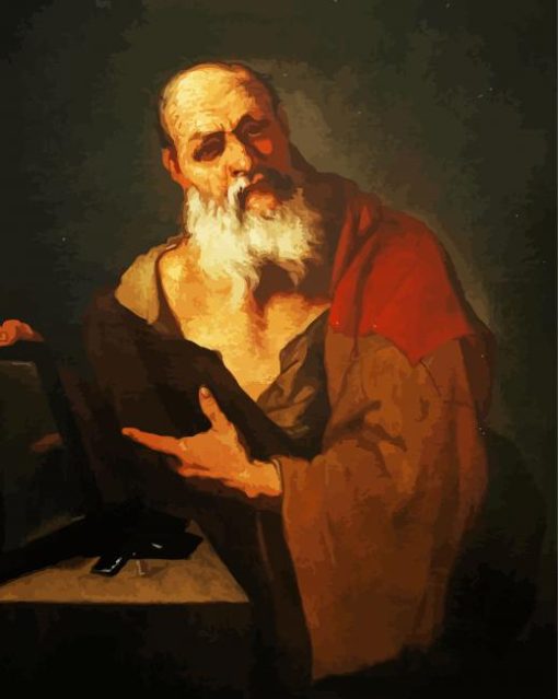 Plato By Luca Giordano paint by number