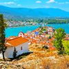 Poros Island Greece paint by number