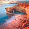 San Diego Sunset Cliffs paint by number