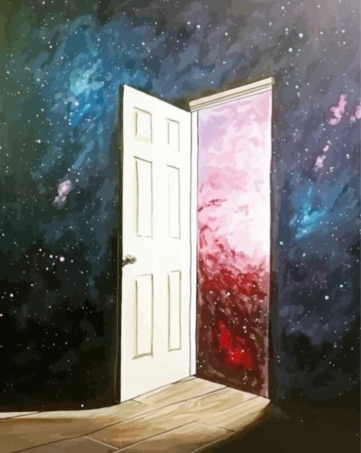 Universe Door Paint by number
