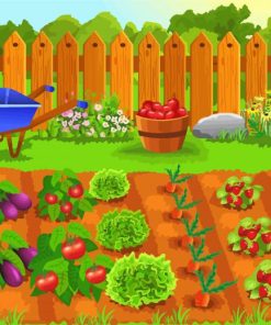 Vegetables Garden paint by number