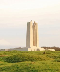 Vimy Ridge Historical Monument paint by number
