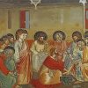 Washing Of The Feet By Giotto paint by number