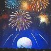 World Disney Fireworks Art Paint by number