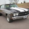 Aesthetic Chevy Chevelle paint by number